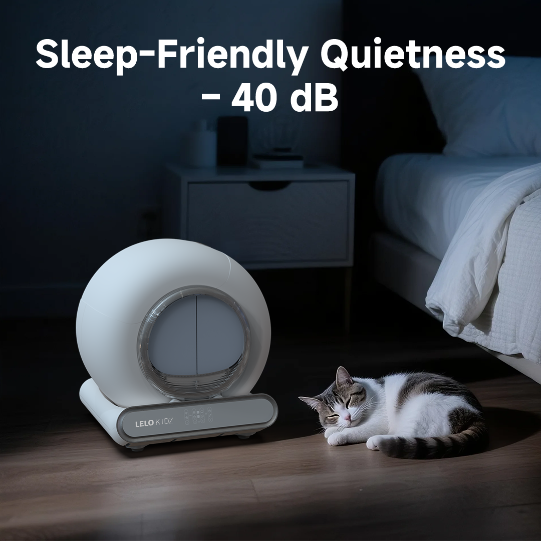 LeloPets C4 PinchSafe Self-Cleaning Litter Box