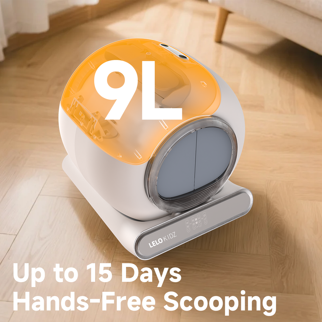 LeloPets C4 PinchSafe Self-Cleaning Litter Box