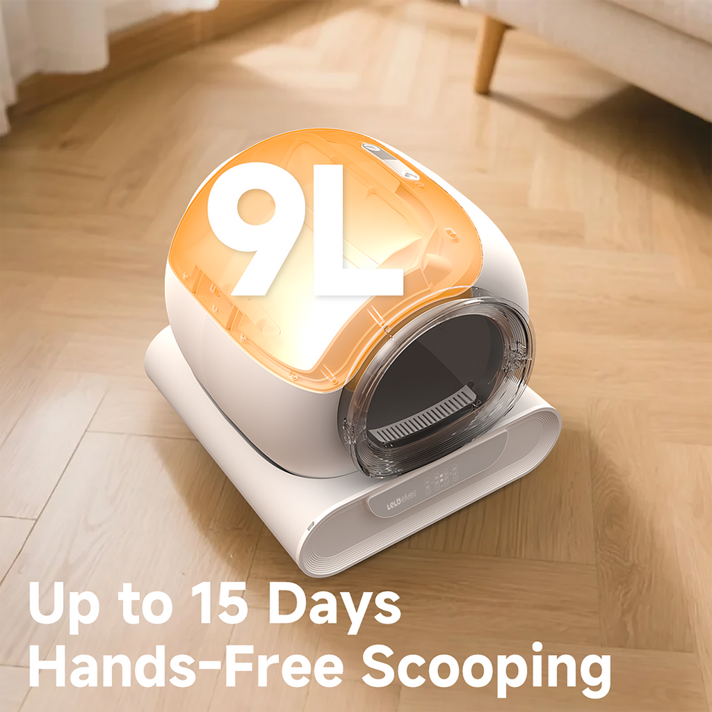 LeloPets D1 Safety+ Self-Cleaning Cat Litter Box